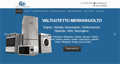Desktop Screenshot of espoonkodinkonehuolto.fi