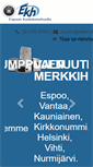 Mobile Screenshot of espoonkodinkonehuolto.fi
