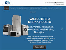 Tablet Screenshot of espoonkodinkonehuolto.fi